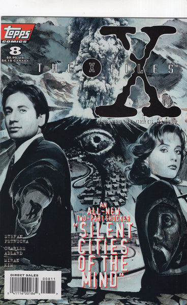 X-Files #8 "Silent Cities Of The Mind" VFNM