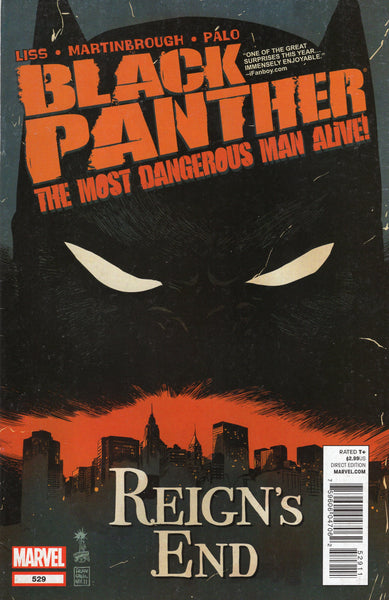 Black Panther: The Most Dangerous Man Alive #529 FNVF