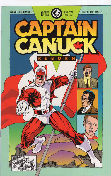 Captain Canuck #0 Semple Comics HTF Indy FVF