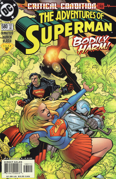 Adventures Of Superman #580 Bodily Harm! VFNM