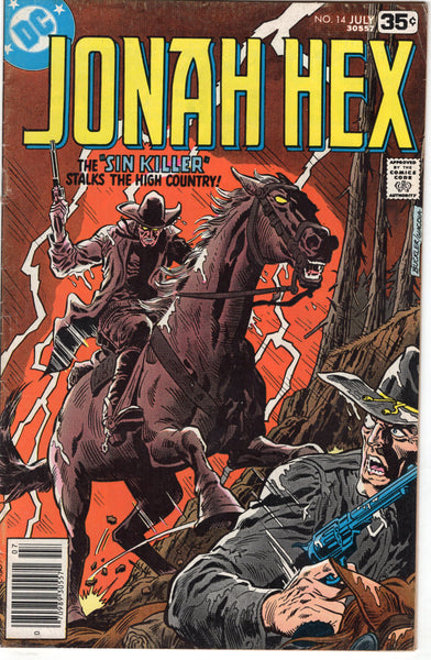 Jonah Hex #14 The Sin Killer Hunts Hex! Bronze Age Classic VG