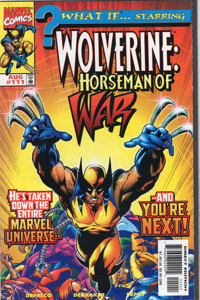 What If..? #111 Starring Wolverine: Horseman Of War! HTF VFNM