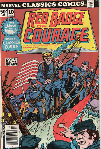 Marvel Classics Comics #10 Red Badge Of Courage! FN