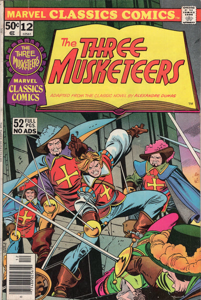 Marvel Classics Comics #12 The Three Musketeers! Bronze Age Classic VG