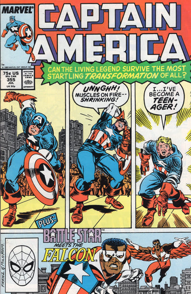 Captain America #355 Transformation! VF