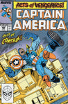 Captain America #366 Out Of Control! VF