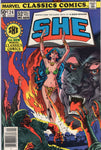 Marvel Classics Comics #24 She! Bronze Age FN