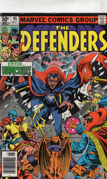 Defenders #95 Enter... Dracula! News Stand Variant FN