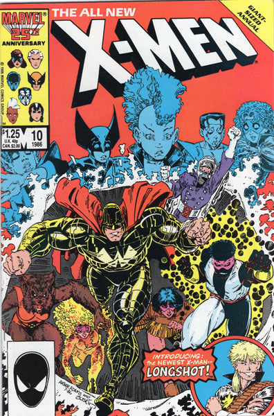 X-Men Annual #10 First Longshot and X-Babies Art Adams Artwork VF