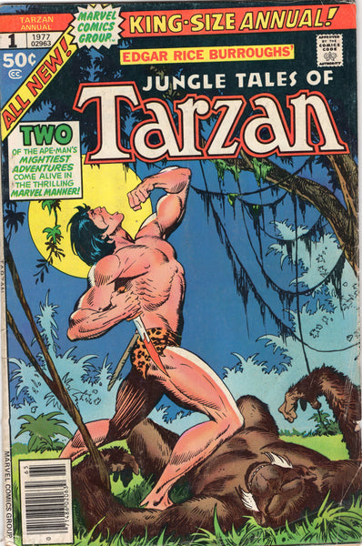 Tarzan Annual #1 Edgar Rice Burroughs' Jungle Tales VG