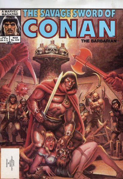 Savage Sword Of Conan #122 The Black Lotus! FN