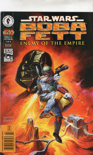 Star Wars Boba Fett Enemy Of The Empire #1 HTF Dark Horse Mandalorian News Stand Variant VFNM