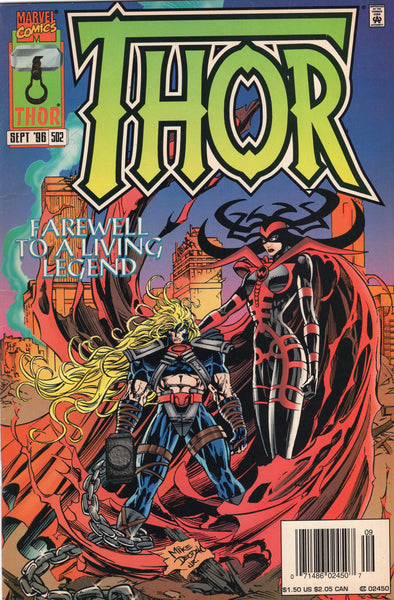 Thor #502 "Farewell To A Living Legend" News Stand Variant VGFN
