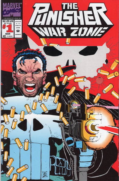 Punisher War Zone #1 Fancy Die-Cut Cover News Stand Variant NM-