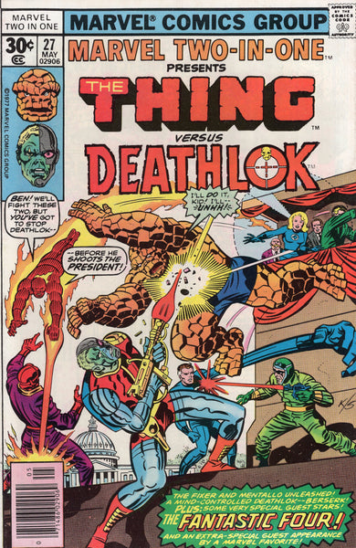Marvel Two-In-One #27 Benjy & Deathlok! Bronze Age Kirby Cover FN