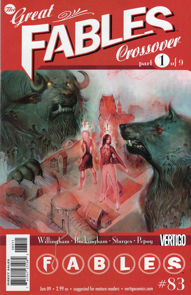 Fables #83 The Great Fables Crossover Pt. 1 VFNM