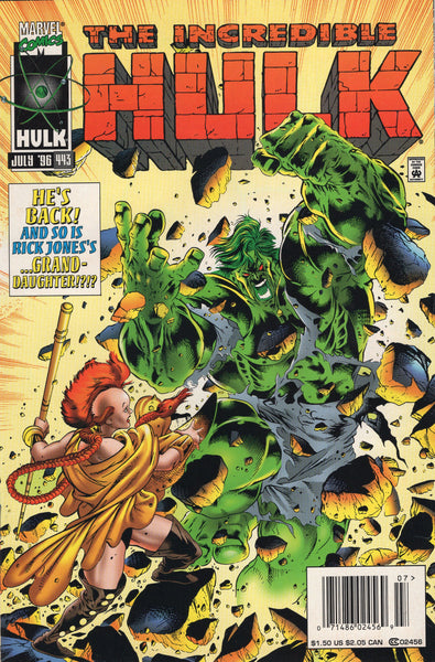 Incredible Hulk #443 Rick Jones Is Back! News Stand Variant VFNM