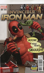 Invincible Iron Man #1 Midtown Comics Deadpool Variant VFNM