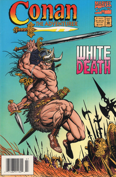 Conan The Adventurer #2 White Death! News Stand Variant VFNM