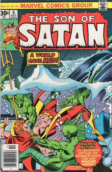 Son Of Satan #6 "A World Gone Mad!" Bronze Age Horror VG