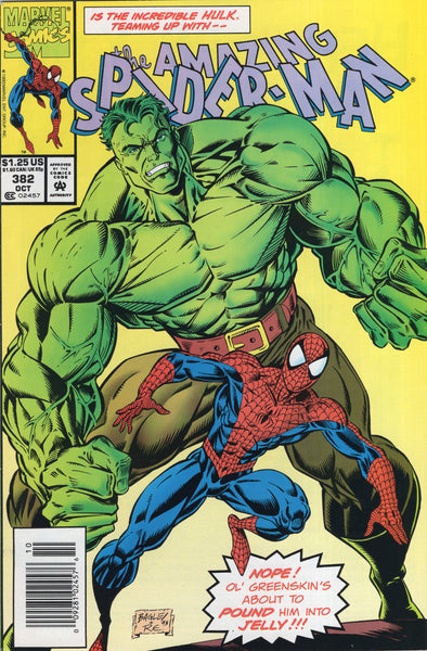 Amazing Spider-Man #382 News Stand Varinat