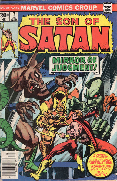 Son Of Satan #7 "Mirror Of Judgement!" Bronze Age Horror VG