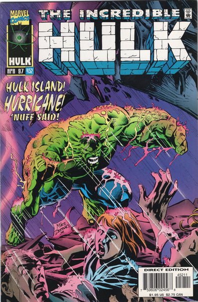 Incredible Hulk #452 Hurricane VS The Hulk! VF