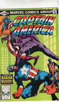 Captain America #254 Union Jack! Baron Blood! Byrne! FVF
