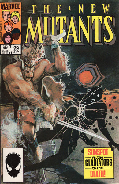 New Mutants #29 Sunspot vs. The Gladiators To The Death! VF