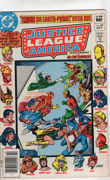 Justice League Of  America #207 Guest-Starring The All-Star Squadron! News Stand Variant VGFN