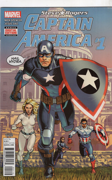 Captain America: Steve Rogers #1 Hail Hydra! Second Print VF