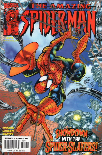 Amazing Spider-Man #21 Volume 2 "Showdown With The Spider-Slayers!" NM-