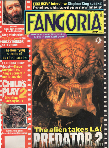Fangoria Magazine #99 Predator 2! VGFN