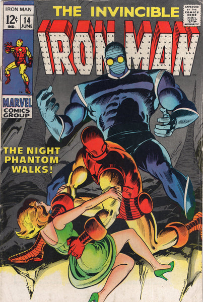 Iron Man #14 The Night Phantom! Silver Age VGFN