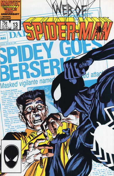 Web Of Spider-Man #13 Spidey Goes Berserk! VFNM