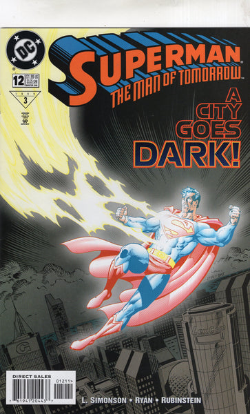 Superman The Man Of Tomorrow #12 A City Goes Dark NM-