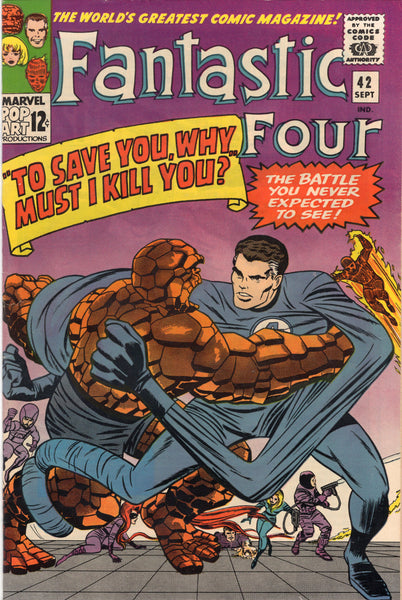 Fantastic Four #42 Why Must I Kill You? FN-