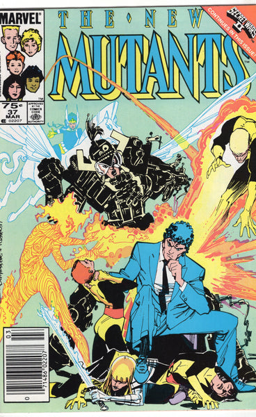 New Mutants #37 Secret Wars II Tie In! News Stand Variant VFNM