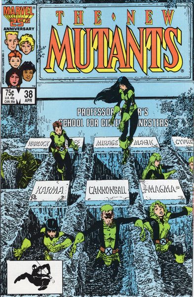 New Mutants #38 The Aftermath... Art Adams Cover VFNM