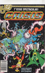 Crisis On Infinite Earths #1 Perez Art Modern Age Key Newsstand Variant VF