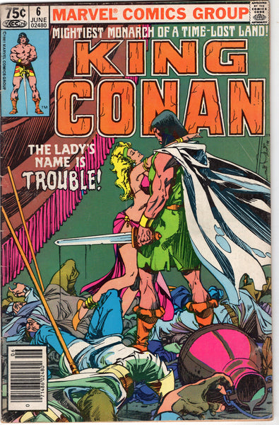 King Conan #6 Newsstand Variant VG