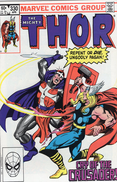 Thor #330 Cry Of The Crusader VF