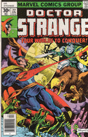 Doctor Strange #22 Four Worlds To Conquer! Brunner & Nebres Art Bronze Age FNVF