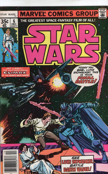 Star Wars #6 The Final Battle! Original Bronze Age Series FN