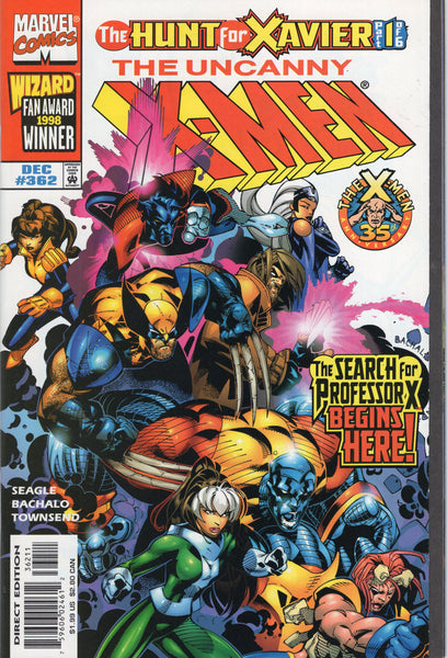 Uncanny X-Men #362 The Search For Professor X! VFNM