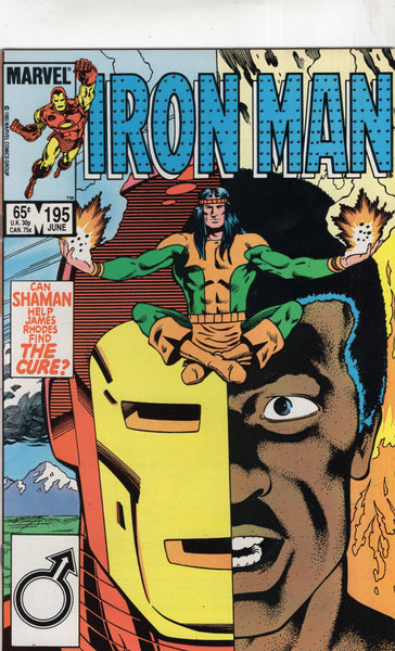 Iron Man #195 Rhodey Meets Shaman! FVF