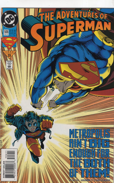 Adventures Of Superman #506 Two Of Them? VF