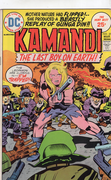 Kamandi #27 The Last Boy On Earth! Bronze Age Kirby Classic FN