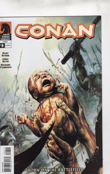 Conan #8 Born On The Battlefield! Dark Horse VFNM