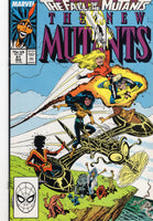 New Mutants #61 Fall Of The Mutants! VFNM